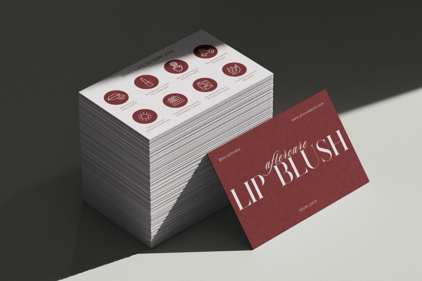 Lip Blush aftercare cards — photo 2