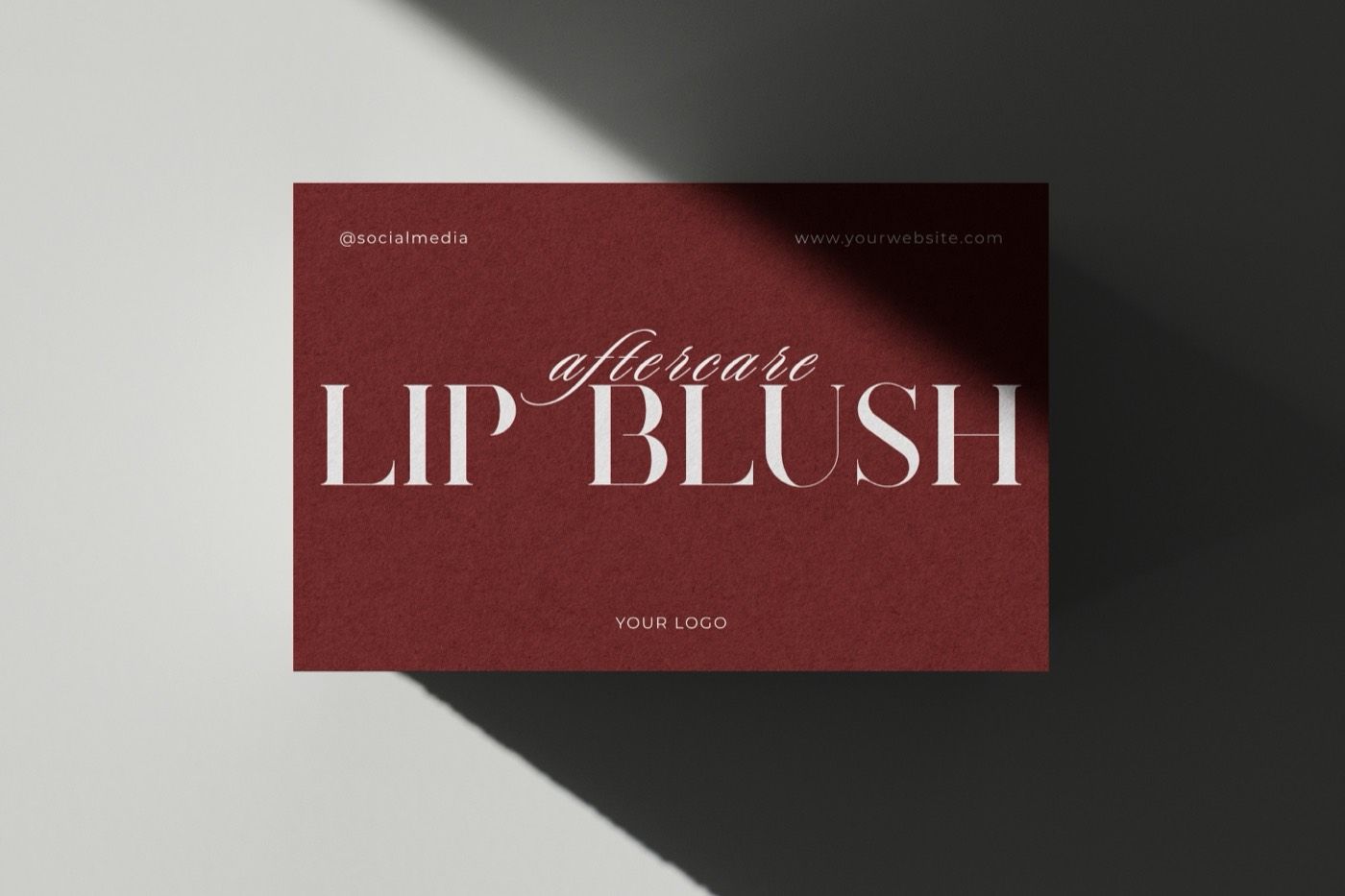 Lip Blush aftercare cards — photo 3