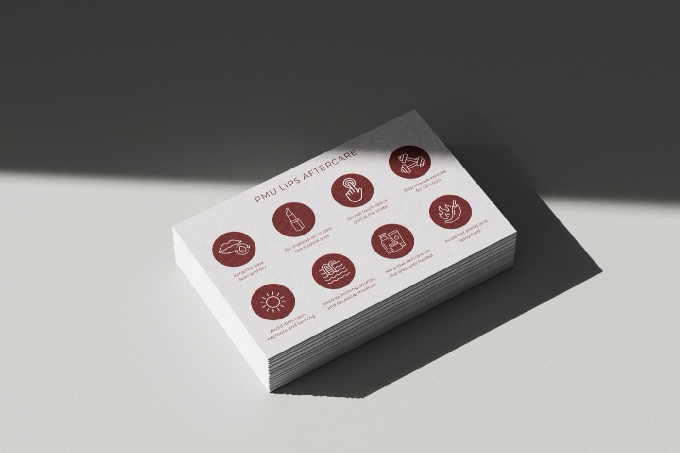 Lip Blush aftercare cards — photo 5